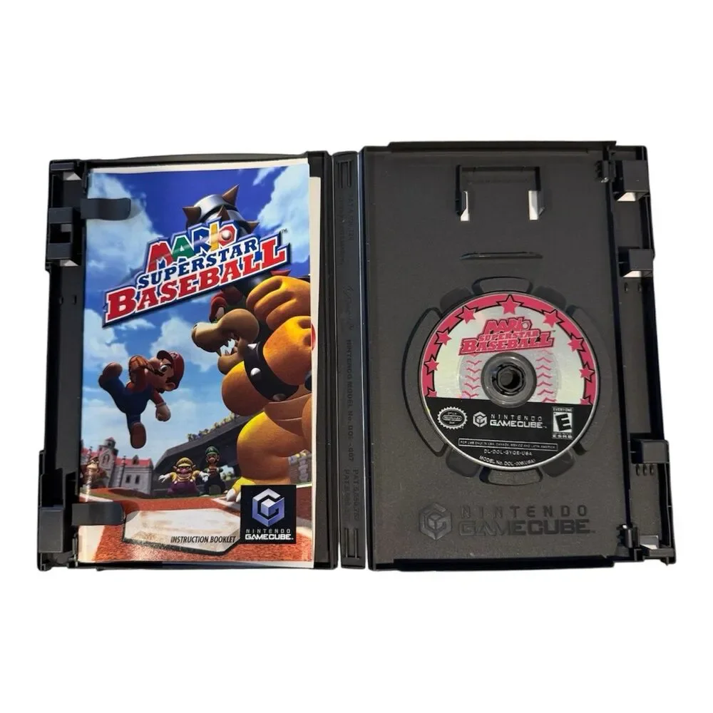 Mario Superstar Baseball (Nintendo GameCube, 2005) CIB Video Game Tested Works